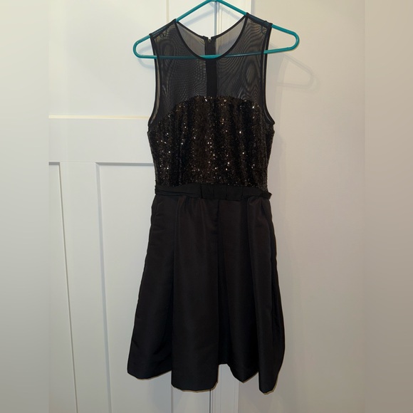 Taylor Dresses & Skirts - Taylor Black Sequin Mini Dress